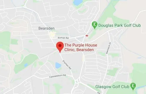 Glasgow Bearsden Map