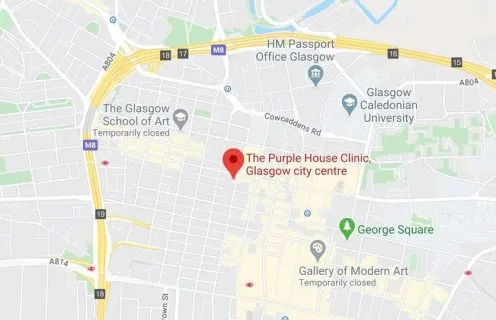 Glasgow City Centre Map