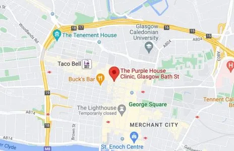 Glasgow City Centre Map
