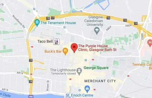 Glasgow City Centre Map